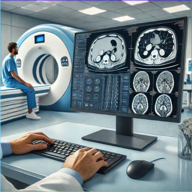 Physiotherapy treatment illustration